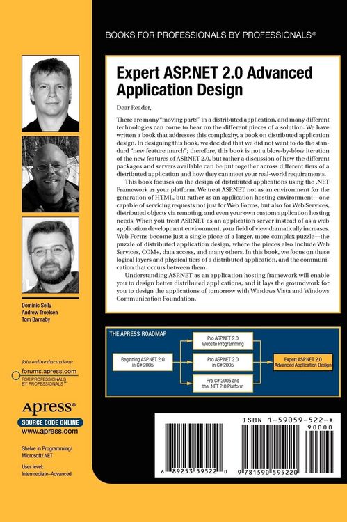 Produktbild: Expert ASP.NET 2.0 Advanced Application Design
