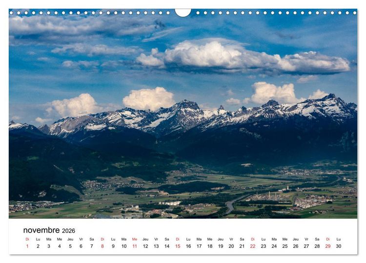Produktbild: Randonn&eacute;es en Suisse Les Alpes vaudoises (Calendrier mural 2026 DIN A3 vertical), CALVENDO calendrier mensuel