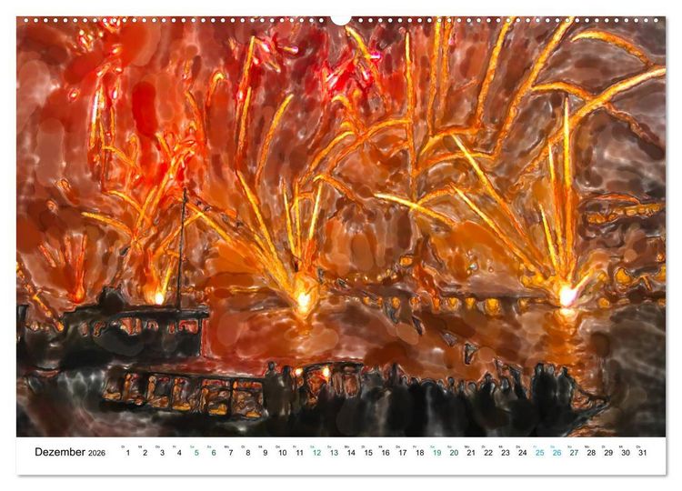 Produktbild: Porto - Ansichten in Aquarell (Wandkalender 2026 DIN A2 quer), CALVENDO Monatskalender