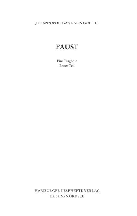Produktbild: Faust I