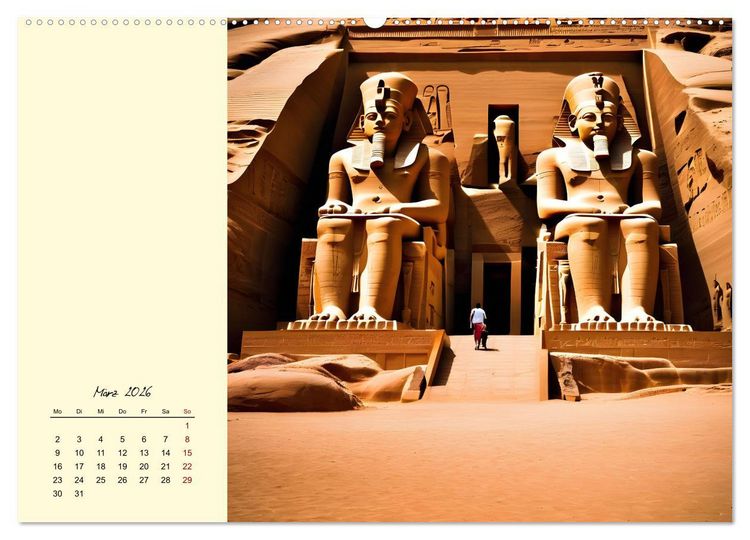 Produktbild: Momente in &Auml;gypten (hochwertiger Premium Wandkalender 2026 DIN A2 quer), Kunstdruck in Hochglanz
