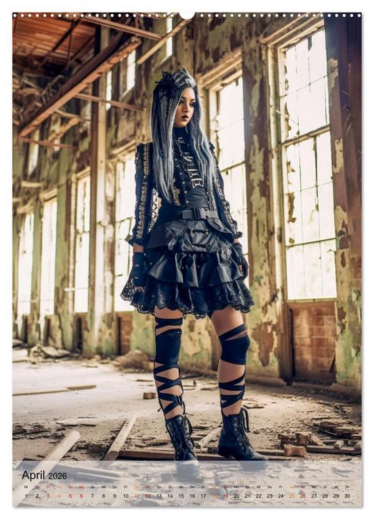 Produktbild: Gothic ist cool (hochwertiger Premium Wandkalender 2026 DIN A2 hoch), Kunstdruck in Hochglanz