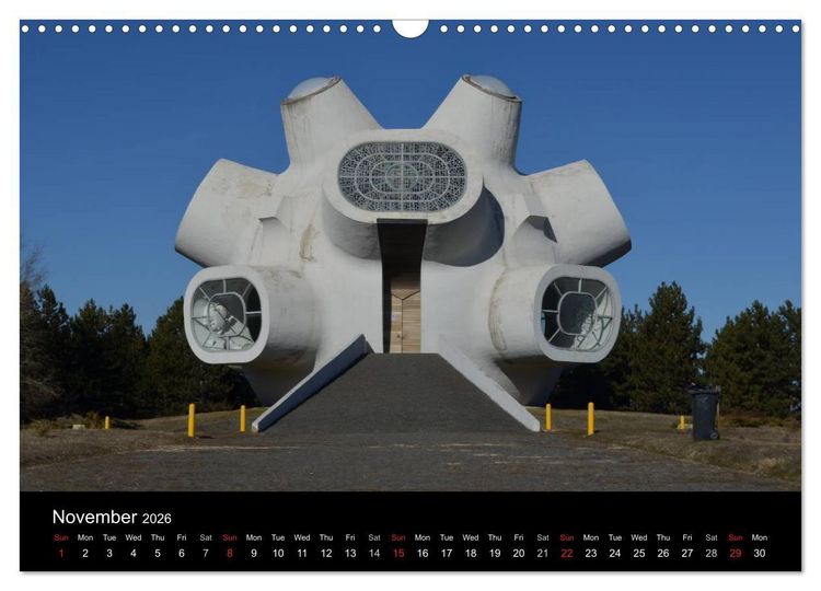 Produktbild: Monuments of Macedonia 2026 (Wall Calendar 2026 DIN A3 landscape), CALVENDO 12 Month Wall Calendar