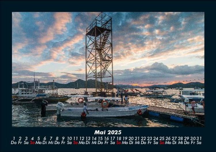 Produktbild: Boote 2025 Fotokalender DIN A5