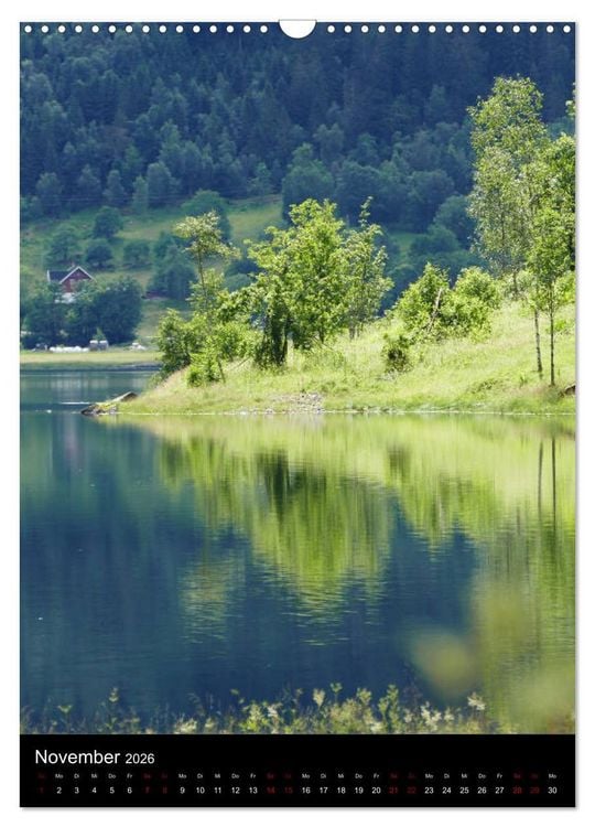 Produktbild: Hei - Willkommen im Fjordland (Wandkalender 2026 DIN A3 hoch), CALVENDO Monatskalender