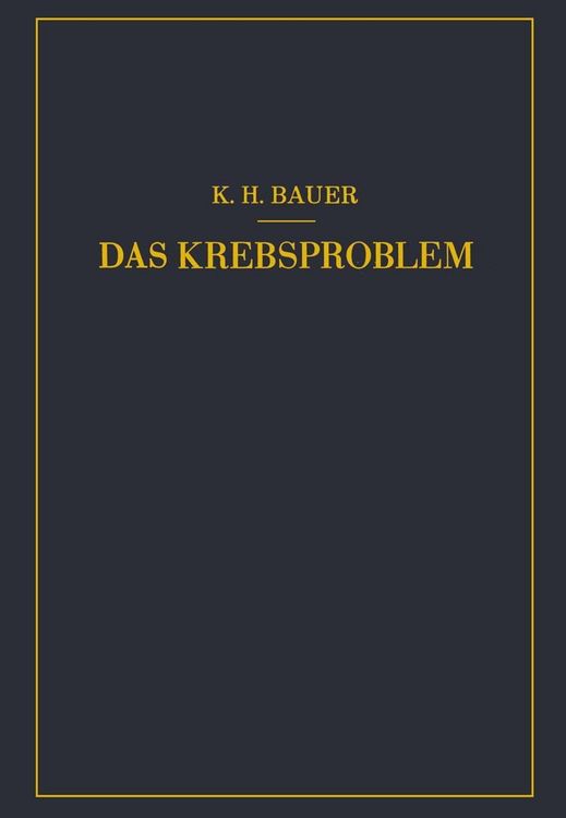 Produktbild: Das Krebsproblem