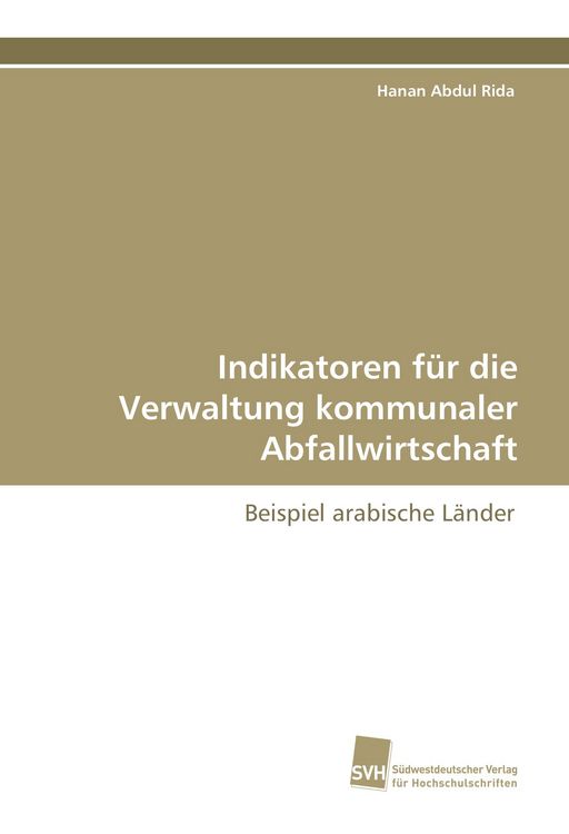 Produktbild: Indikatoren f&uuml;r die Verwaltung kommunaler Abfallwirtschaft