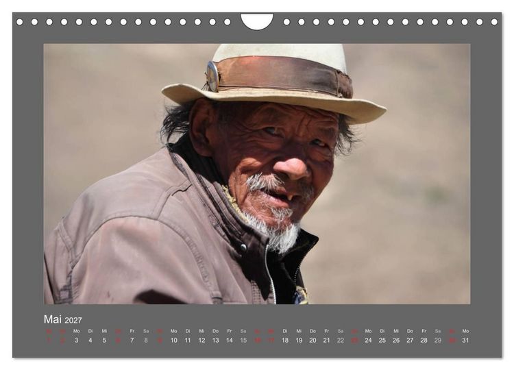 Produktbild: Tibet - Auf dem Dach der Welt (Wandkalender 2027 DIN A4 quer), CALVENDO Monatskalender