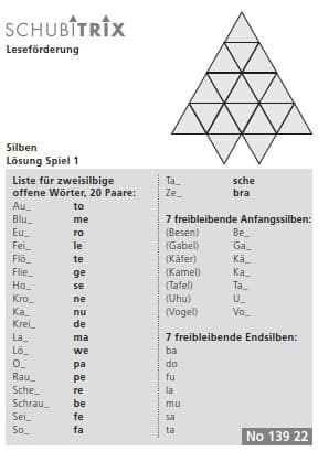 Produktbild: SCHUBITRIX Lesef&ouml;rderung