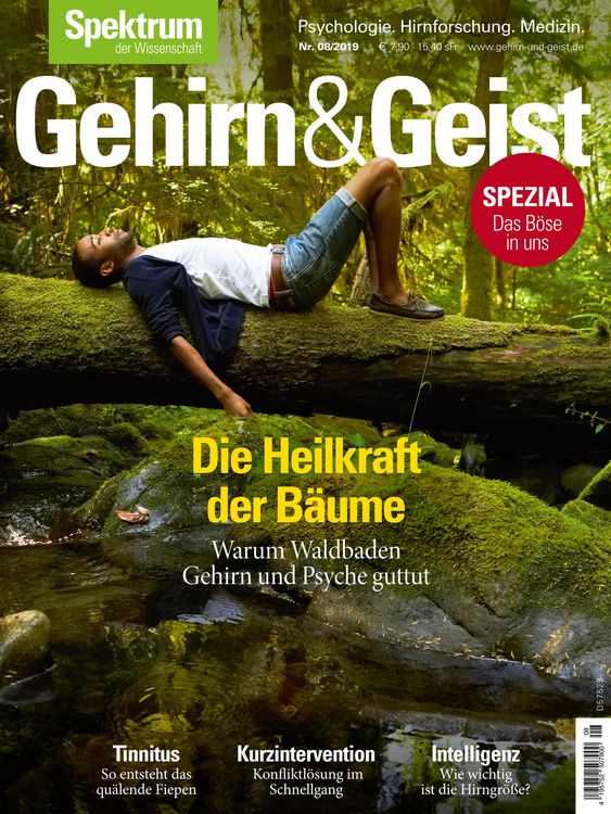 Produktbild: Gehirn&Geist 8/2019 - Die Heilkraft der B&auml;ume