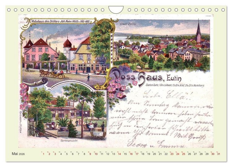 Produktbild: Gru&szlig; aus Eutin (Wandkalender 2026 DIN A4 quer), CALVENDO Monatskalender