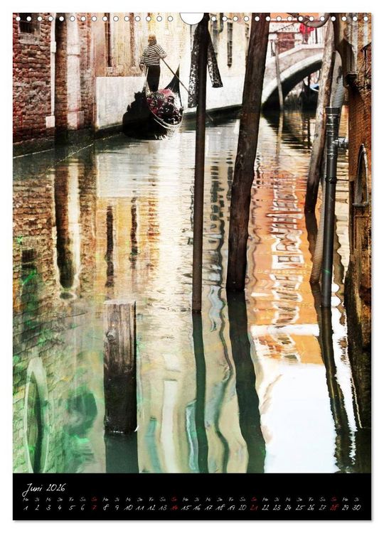 Produktbild: Venezia 2026 Stadt der Tr&auml;ume (Wandkalender 2026 DIN A3 hoch), CALVENDO Monatskalender