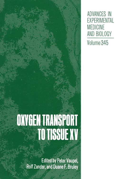 Produktbild: Oxygen Transport to Tissue XV
