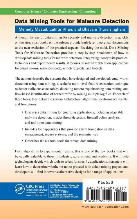 Produktbild: Data Mining Tools for Malware Detection