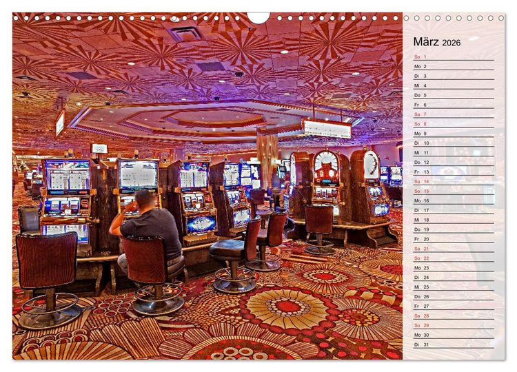 Produktbild: Las Vegas - Die bunte Welt der Casinos (Wandkalender 2026 DIN A3 quer), CALVENDO Monatskalender