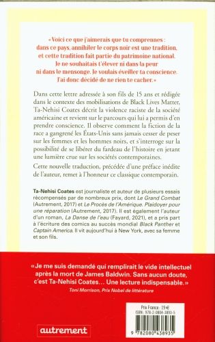 Produktbild: Entre le monde et moi : lettre &agrave; mon fils