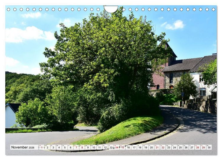 Produktbild: Rurberg und Woffelsbach - Leben wo andere Urlaub machen, in der Eifel (Wandkalender 2026 DIN A4 quer), CALVENDO Monatskalender