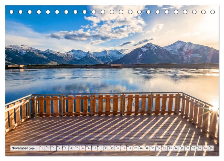 Produktbild: Gr&uuml;&szlig;e aus Saalbach (Tischkalender 2026 DIN A5 quer), CALVENDO Monatskalender