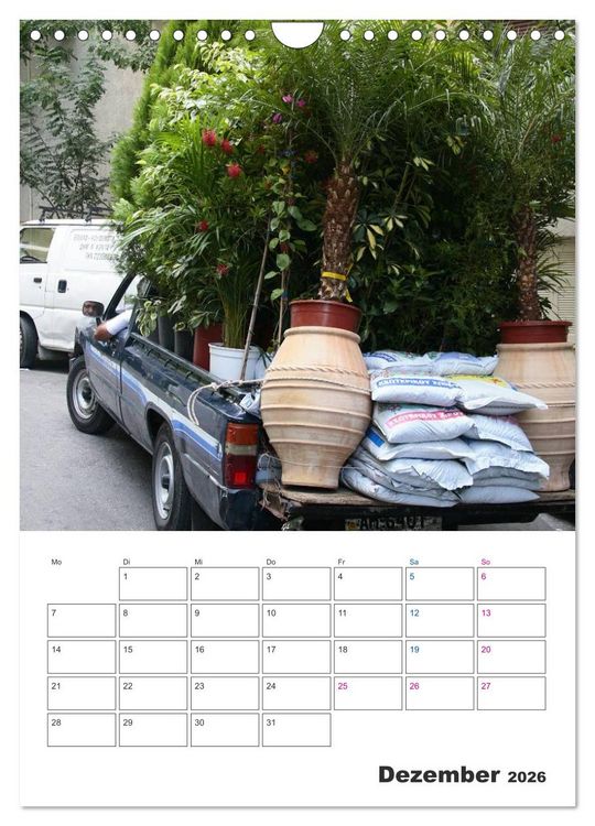 Produktbild: Griechisches Allerlei (Wandkalender 2026 DIN A4 hoch), CALVENDO Monatskalender