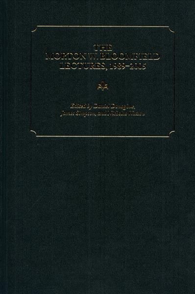 Produktbild: The Morton W. Bloomfield Lectures, 1989-2005