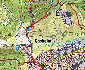 Produktbild: Spaichingen - Obere Donau (West), Heuberg. Wanderkarte 1:25.000