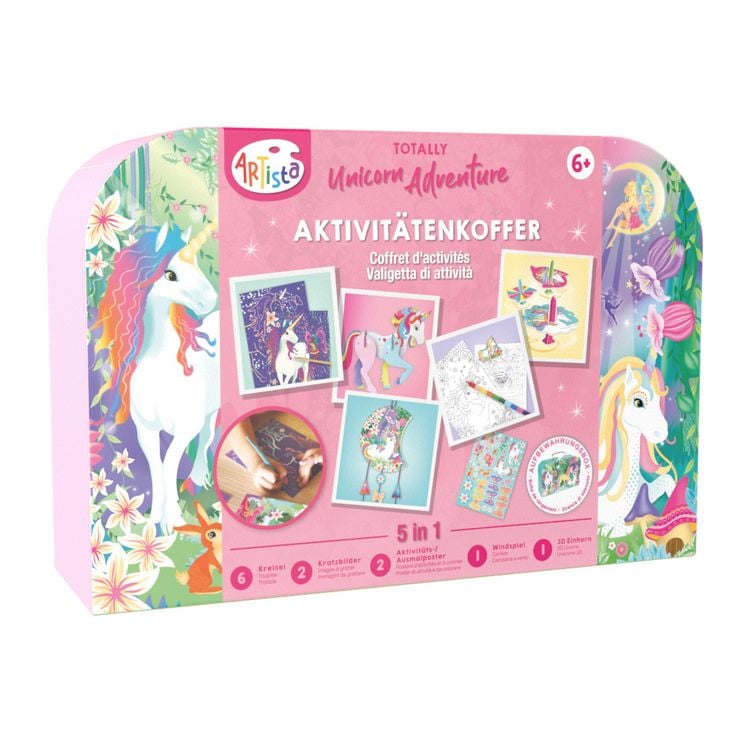Produktbild: Aktivitätenkoffer Einhorn 5in1