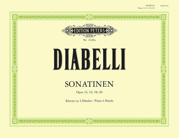 Produktbild: Sonatinen für Klavier zu 4 Händen