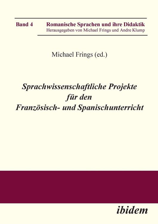 Produktbild: Sprachwissenschaftliche Projekte f&uuml;r den Franz&ouml;sisch- und Sp