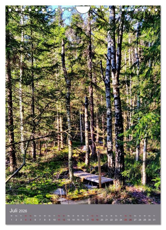 Produktbild: Schweden - Wandern in V&auml;sterg&ouml;tland (Wandkalender 2026 DIN A4 hoch), CALVENDO Monatskalender