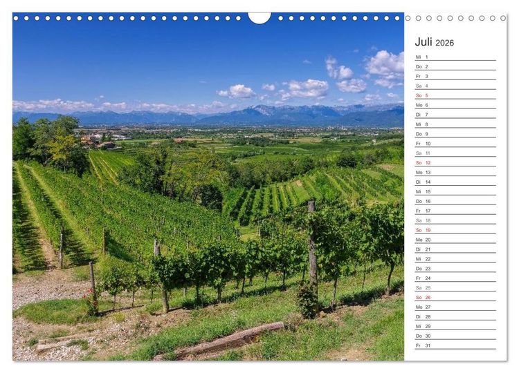 Produktbild: Friaul-Julisch Venetien - zwischen Alpen und Adria (Wandkalender 2026 DIN A3 quer), CALVENDO Monatskalender