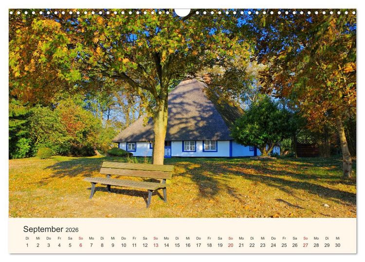 Produktbild: Ummanz - Naturparadies in der R&uuml;gener Boddenlandschaft (Wandkalender 2026 DIN A3 quer), CALVENDO Monatskalender