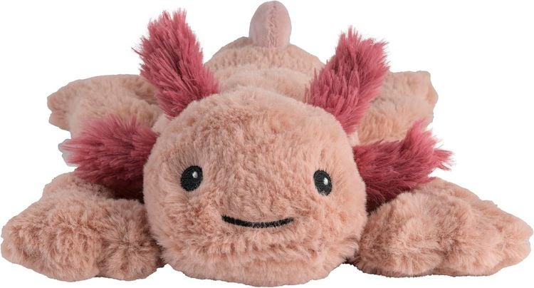 Produktbild: Warmies 15141 - MINIS Axolotl, W&auml;rmestofftier mit herausnehmbarer Hirsekorn-Lavendelf&uuml;llung