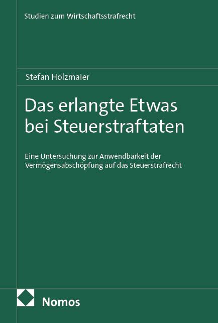 Produktbild: Das erlangte Etwas bei Steuerstraftaten