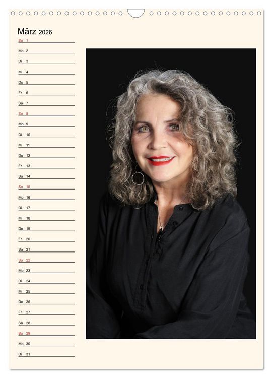 Produktbild: Silberhaar (Wandkalender 2026 DIN A3 hoch), CALVENDO Monatskalender