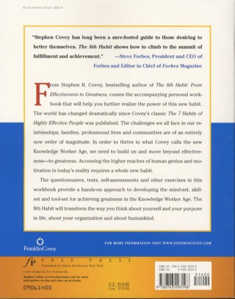 Produktbild: The 8th Habit Personal Workbook