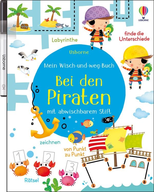 Produktbild: Mein Wisch-und-weg-Buch: Bei den Piraten