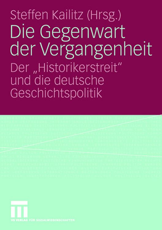 Produktbild: Die Gegenwart der Vergangenheit