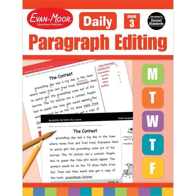 Produktbild: Daily Paragraph Editing Grade 3 Te