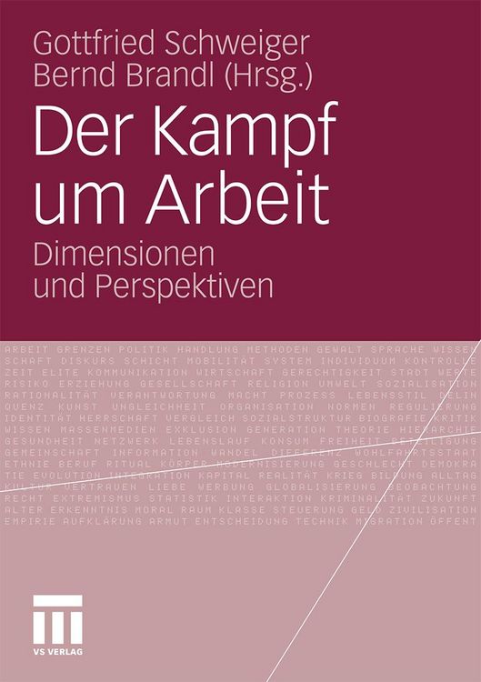 Produktbild: Der Kampf um Arbeit