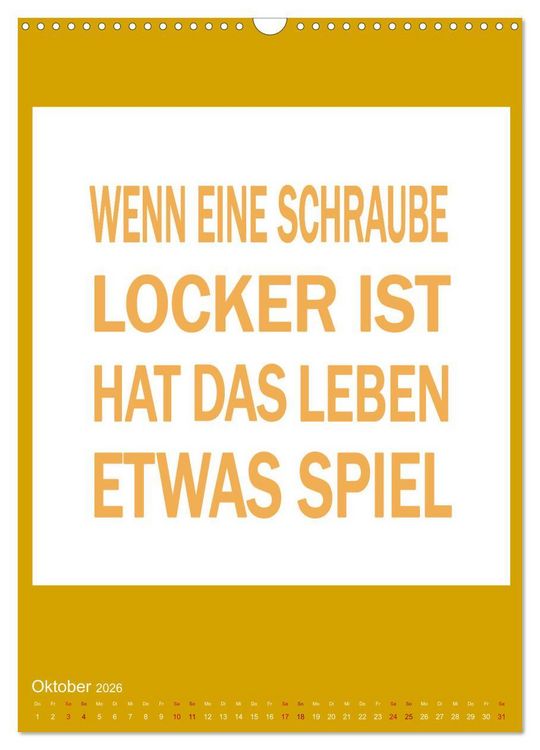 Produktbild: Memo an mich (Wandkalender 2026 DIN A3 hoch), CALVENDO Monatskalender