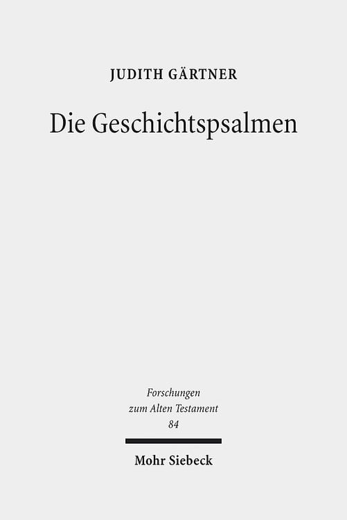 Produktbild: Die Geschichtspsalmen