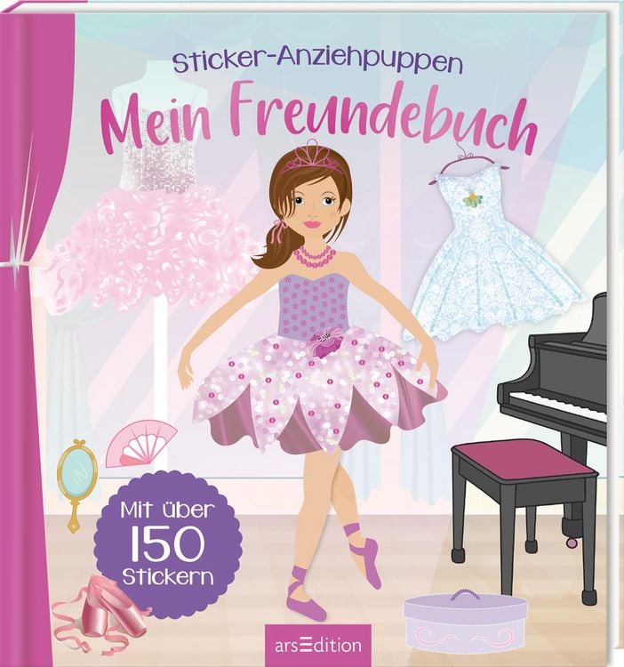 Produktbild: Sticker-Anziehpuppen &ndash; Mein Freundebuch (Ballerina)