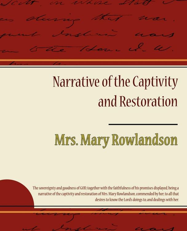 Produktbild: Narrative of the Captivity and Restoration