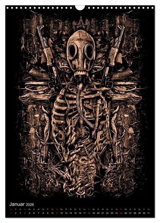 Produktbild: BLOODBOY/WAR ILLUSTRATION (Wandkalender 2026 DIN A3 hoch), CALVENDO Monatskalender