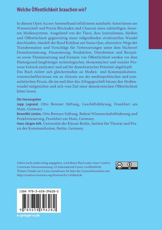 Produktbild: Welche &Ouml;ffentlichkeit brauchen wir?