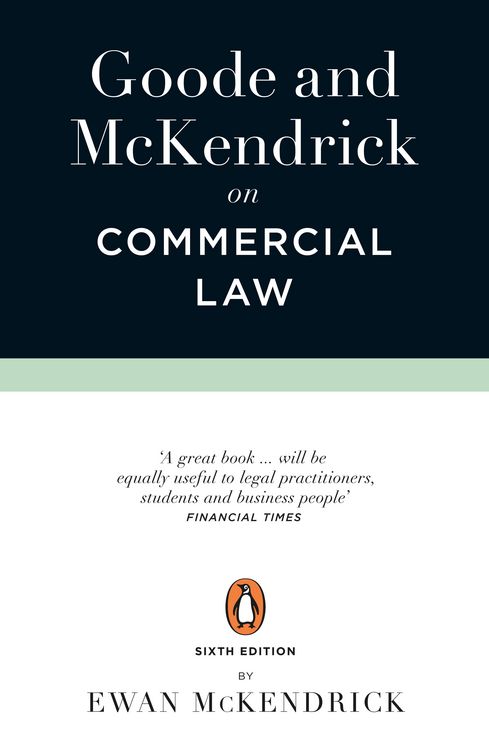 Produktbild: Goode and McKendrick on Commercial Law