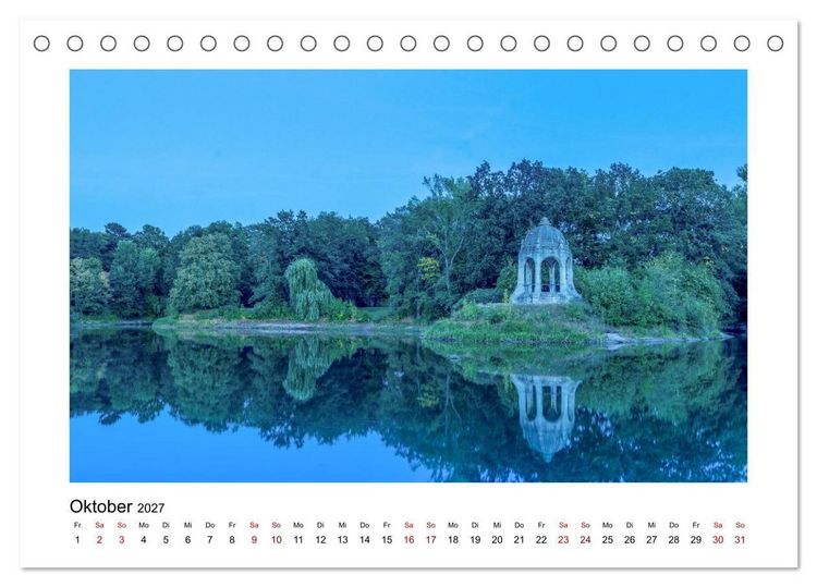 Produktbild: Blue Times - Magdeburg (Tischkalender 2027 DIN A5 quer), CALVENDO Monatskalender