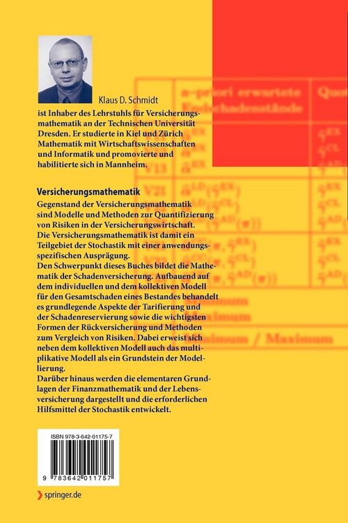 Produktbild: Versicherungsmathematik