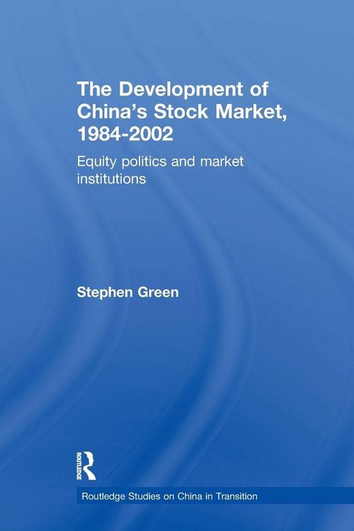 Produktbild: The Development of China's Stockmarket, 1984-2002