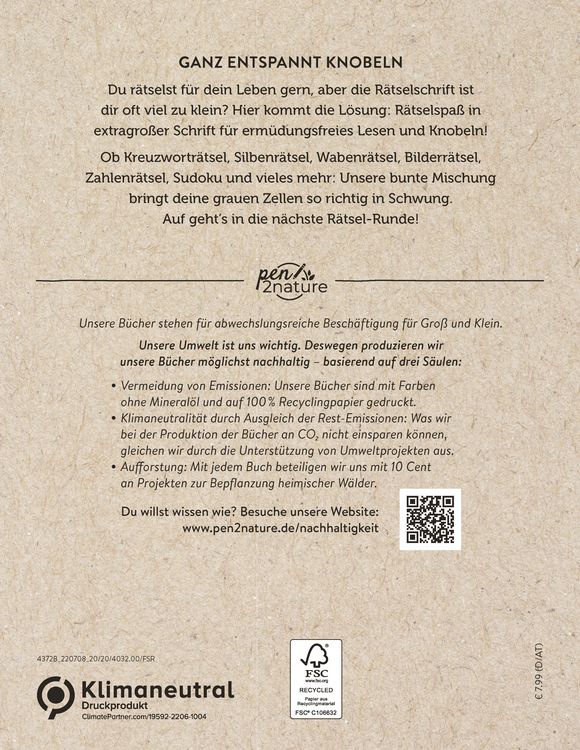 Produktbild: Mega-R&auml;tsel Gro&szlig;druck - Band 2 | Bunter R&auml;tselmix in Gro&szlig;schrift